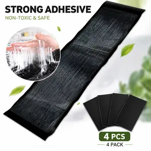 4pcs 4FT Upgrade Version Ultra Large Invisible Mouse Trap Mat, Easy Capture, Suitable for Warehouse Home Kitchen Indoor Use