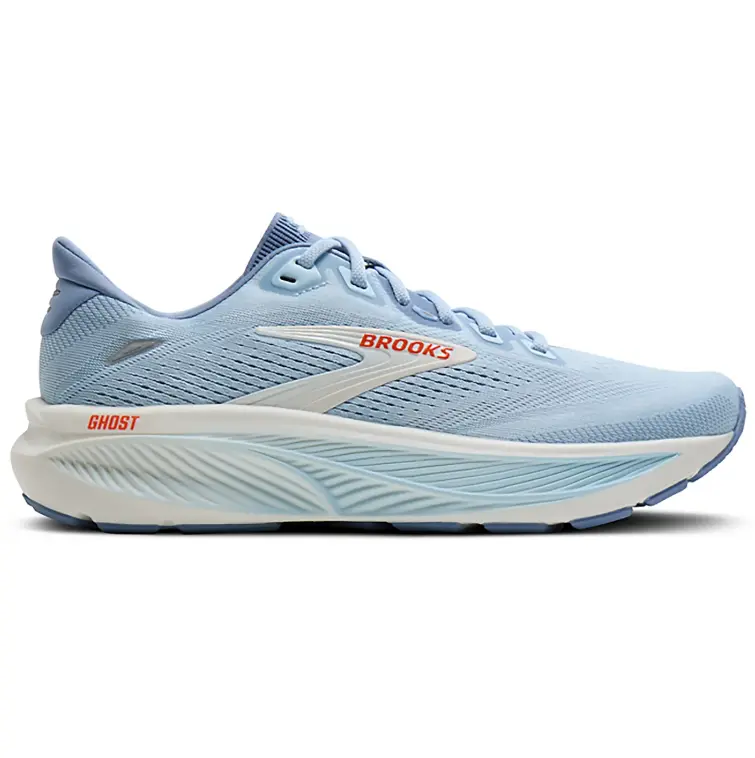 Brooks Women's Ghost 18 Running Sneakers, Lightweight Road Running Shoes with Cushioned Comfort, Breathable Mesh Design, Flexible Supportive Fit and Durable Grip Sole for Jogging, Walking, Exercise, Gym Workouts, Training and Everyday Use