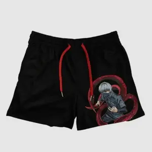 Ken Kaneki The One Eye King Fitness Shorts/ Tokyo Ghoul, Gym, Sports, Outwear, Anime Shorts