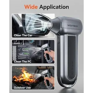 Cordless Electric Air Duster, 150000RPM, 3-Speed Rechargeable Blower