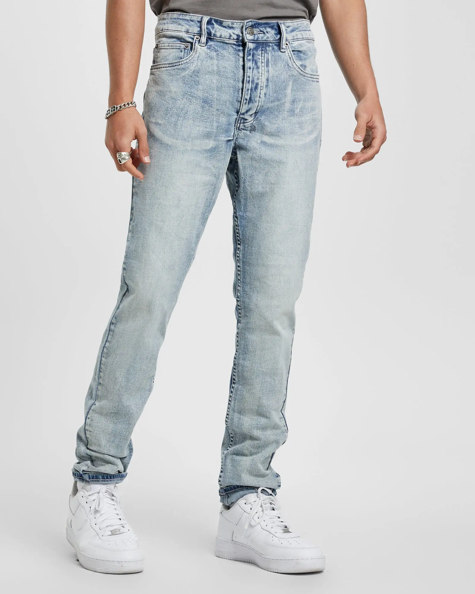 KSUBI Chitch Punk Blue Mens Apparel
