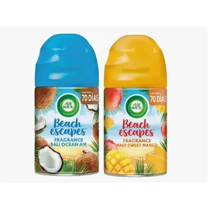 Air Wick Freshmatic Refills, Beach Escapes Bali Ocean Air/ Maui Sweet Mango Mix Pack