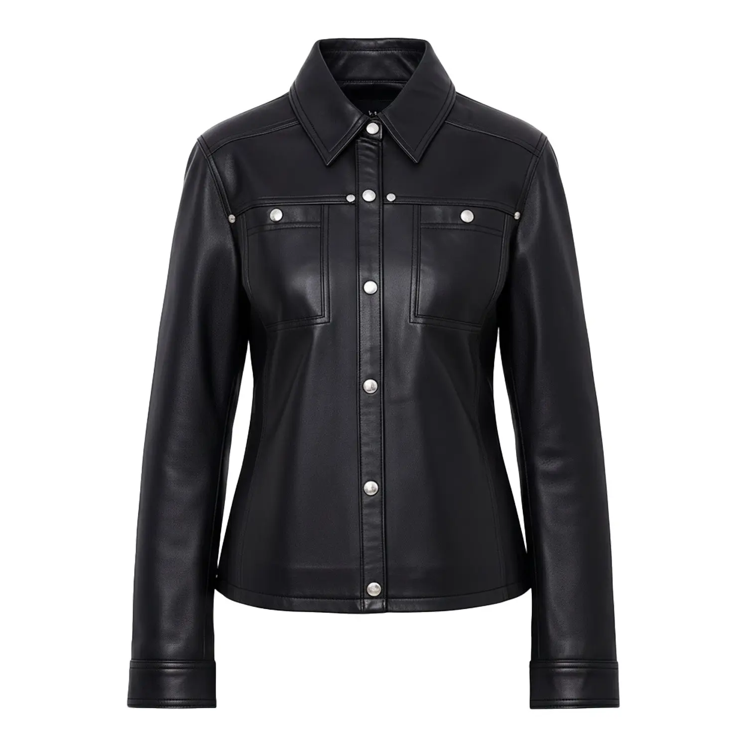 Premium Women Leather Shacket