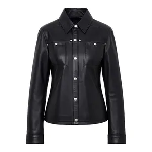 Premium Women Leather Shacket