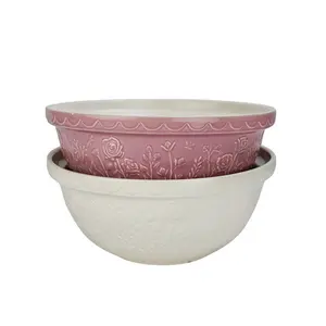 Mason Cash In The Meadow Rose Mixing Bowl Set | Set of 2