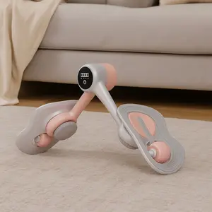 Pelvic Floor Exercise Device - Inner Thigh Exerciser with Display Count Portable Kegel System Strengthening Equipment for Women Men, Hip &amp; Leg Master Trainer for Home Fitness