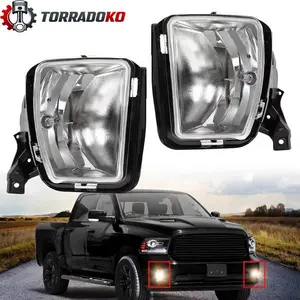 For Dodge Ram 1500 2013-2018 Ram 1500 Classic 19-22 Fog Lights Lamps w/Bulbs Set