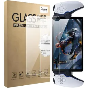 Screen Protector Compatible with PlayStation Portal Remote Player, 9H Hardness Anti-Scratch Tempered Glass Film, PS5 Portal Screen Film, Bubble-Free, Anti-Fingerprint (2 Pack)