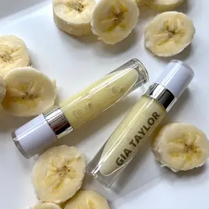 Banana Cream Lipgloss / Sheer Moisturizing Non Sticky Smooth Hydrating Vegan