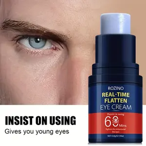 ROZINO Real-Time Flatten Eye Cream 3.8g Firming Eye Care Stick for Younger Looking Eyes Brightening Cream Daily Oil