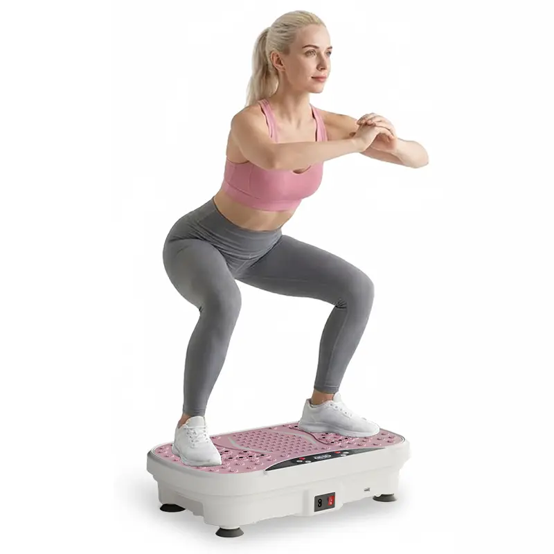 Umay Vibration Plate Trainer, Compact Multifunctional Fitness Training Equipment, Whole Body Workout Home Fitness Machine, Exercise Equipment for Home
