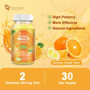 Multivitamin Gummies for Women w/Omega-3, Inositol, Folate, Biotin, Women Multivitamin Gummy w/Vitamins A, C, D3, E, B12 for Heart, Brain, Energy, Immune, Sugar Free, Orange Flavor, 60 Ct Fitness Healthcare Dietary Supplement