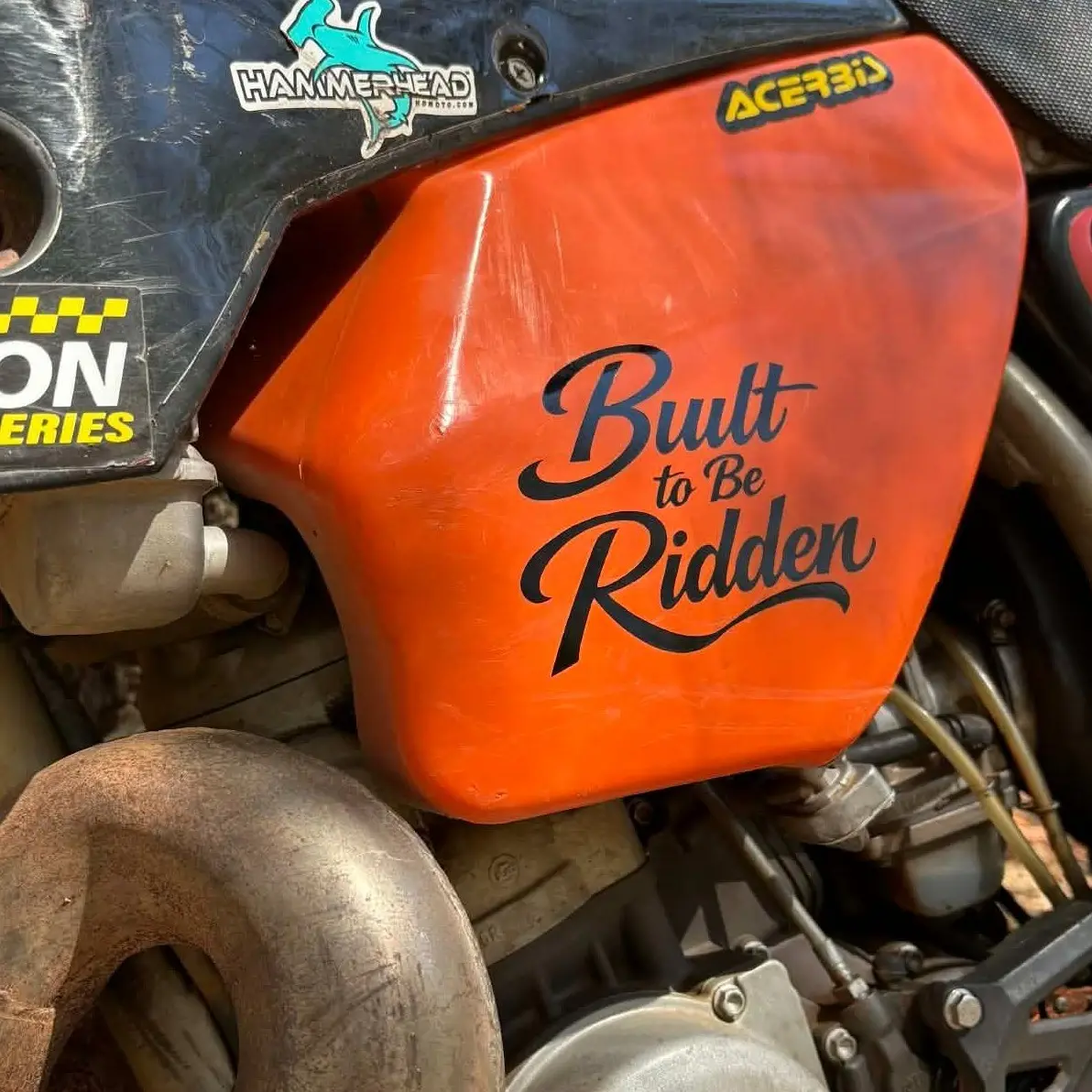 Built to be ridden 5x3.5 Truck SUV sxs 4wheeler vinyl sticker