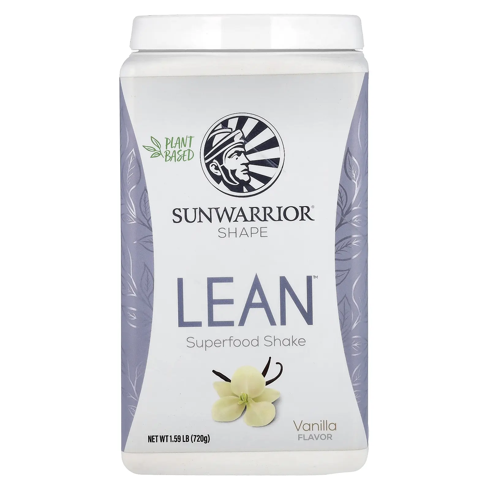 Sunwarrior Lean™ Superfood Shake, Vanilla, 1.59 lb (720 g)