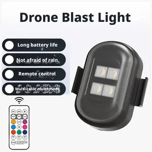 RGB Led Aircraft Strobe Light Motorcycle Light LED Flash Position Wireless Light Aircraft Aircraft Helicopter Warning Light