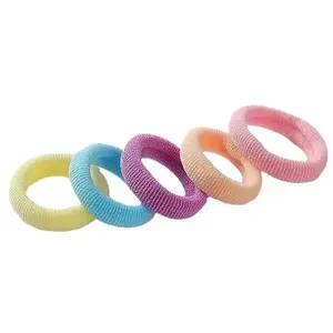 1Piece Random color headband hair band women's high elastic non-injury hair elastic band tied high ponytail