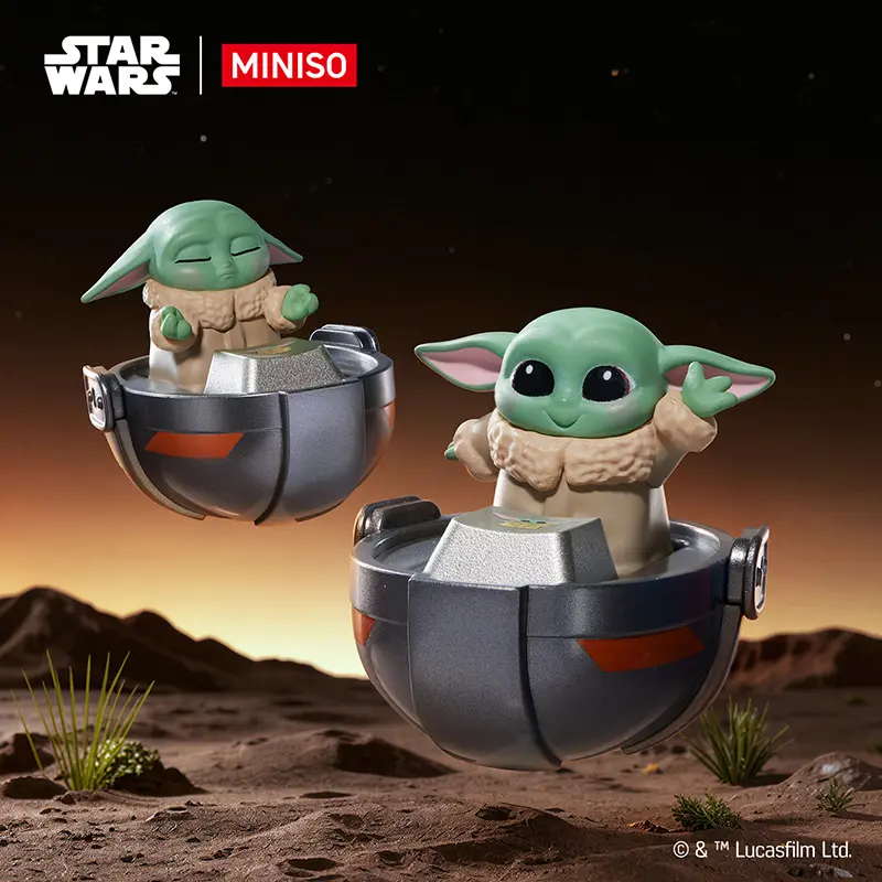MINISO Star Wars Series Gugu Keyboard Keycap, Cool Computer Office Accessory Ornament and Stress Reliever