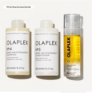 OLAPLEX Bond Maintenance Shine Set - High-Lather Shampoo + Conditioner to Hydrate, Moisturize, Smooth + Strengthen, with 2-in-1 Replenishing Repair Treatment for Shine