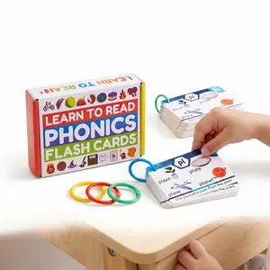 Phonics Flash Cards - Learn to Read Phonics with Color Coded Levels - Educational Flashcards covers Letter Sounds, Digraphs, CVC Blends, Long Vowel Sounds and more for ages 4-8  .summervibes.
