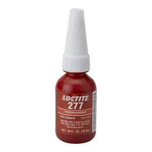 Loctite  10 ml 277 Series High-Strength Threadlocker, Red Liquid