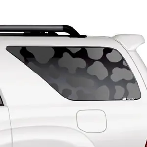 Precut Cow Print Rear Side Quarter Window Decal Stickers Fits Toyota 4Runner 2003-2009