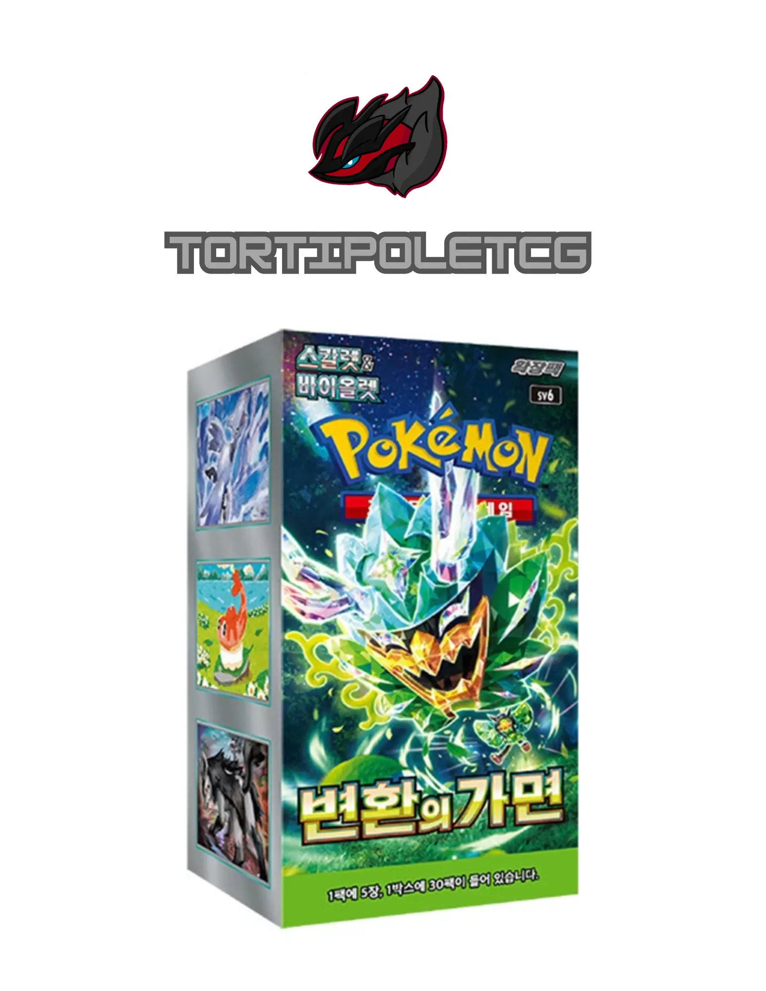 Pokmon Scarlet & Violet sv6 - Mask of Change Booster Box/Pack (Korean) -  TikTok Shop