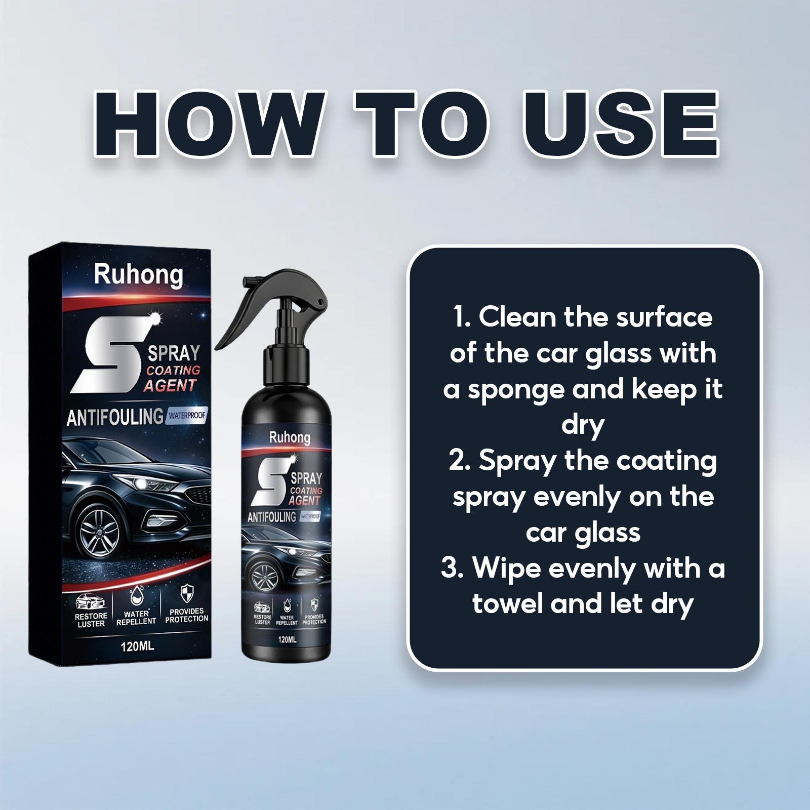 Professional Nano Car Coating Spray Easy DIY Scratch Repair and Waterless Wash Paint Restorer for Shiny Finish 120ML Pack with Tools Professional Nano Car Coating Spray Easy DIY Scratch Repair and Waterless Wash Paint Restorer for Shiny Finish 120ML Pack with Tools