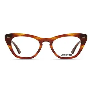 Velvet Eyewear Stevie V217LT Light Tortoise Frame Eco-Friendly Bio-Based Material for Medium Faces Sustainable Choice Modern Style
