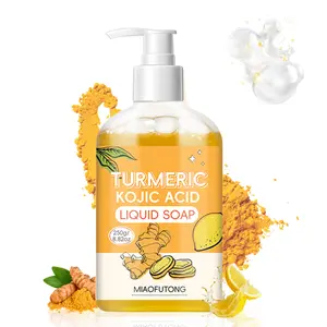 Natural Organic Turmeric Soap - Fights Acne, Soothes Redness, Oil Control, All-in-One Face & Body Cleanser Lighten Dark Spots