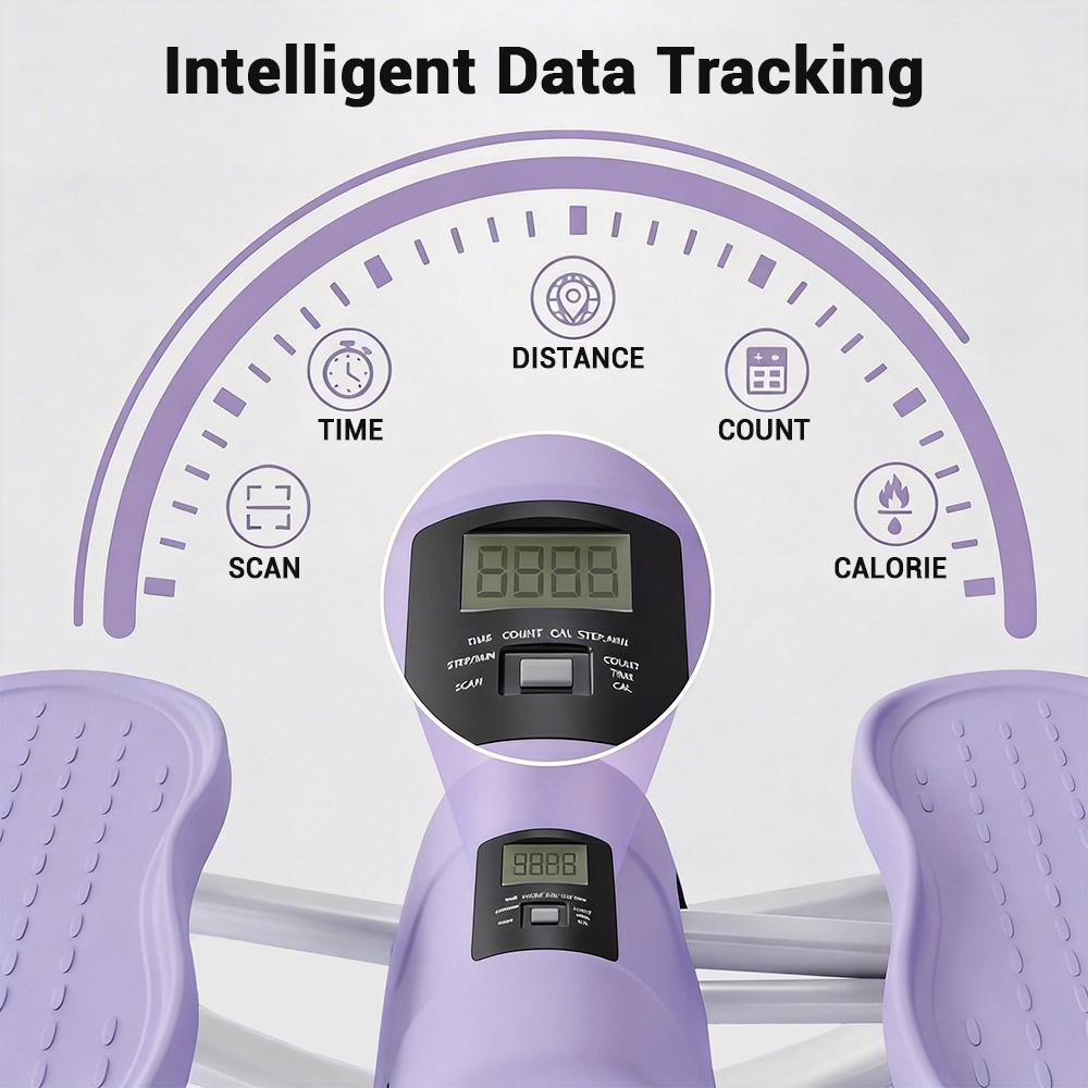 Umay Rocking Stepper Side Sepper Machine for Home Workout, The All-in-One Stepper for Office - 265LB Capacity