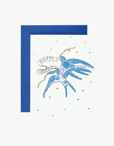 Buen Dia Swallows Greeting Card