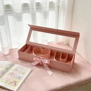 Valentine's Day Flower Gift Box, Creative I Love U Letter Gift Box, Surprise Proposal Flower Box, Engagement Gift, 1 Count