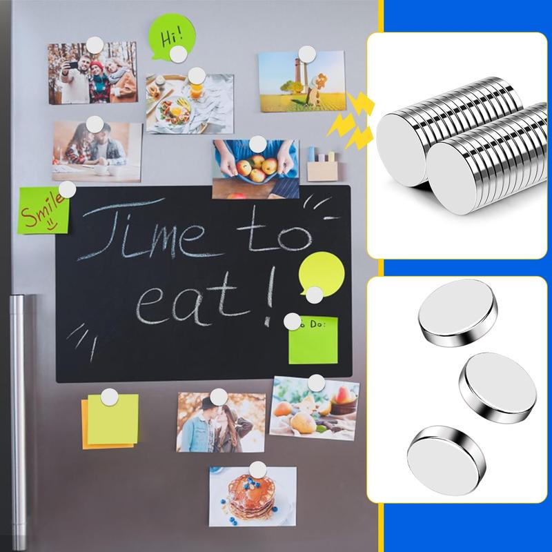 25 Pack Small Neodymium Magnets, Refrigerator Magnets – Strong Rare Earth Magnets for Whiteboard, Crafts, Kitchen Cabinet, Office & DIY Projects