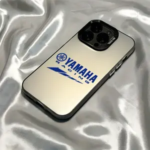 Luxury Motorcycle Racing Logo Phone Case for iPhone 16 15 14 13 12 11 Pro Max X XR XS Max 8 7 Plus, Anti-Drop Matte Back Cover