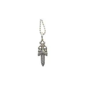 Ball Chain with Dagger Pendant "Silver" CHRM0747