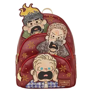 Home Alone Loungefly Triple Pocket Mini Backpack Home Alone Loungefly Triple Pocket Mini Backpack