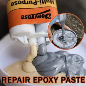 AB Casting Epoxy, High Strength Metal Adhesive, Durable Cold Welding Resistant, Water Tank Cooling Device Repair Tool, 82g/2.89oz + Tools