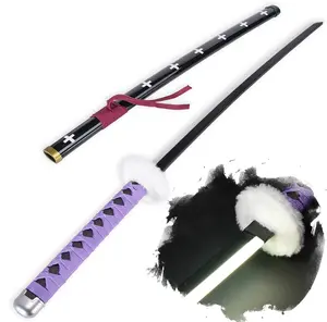 Light Up One Piece Trafalgar Law Sword Purple light - 40 inches Anime Cosplay Prop Menswear Clothing Costumes Japanese Katana