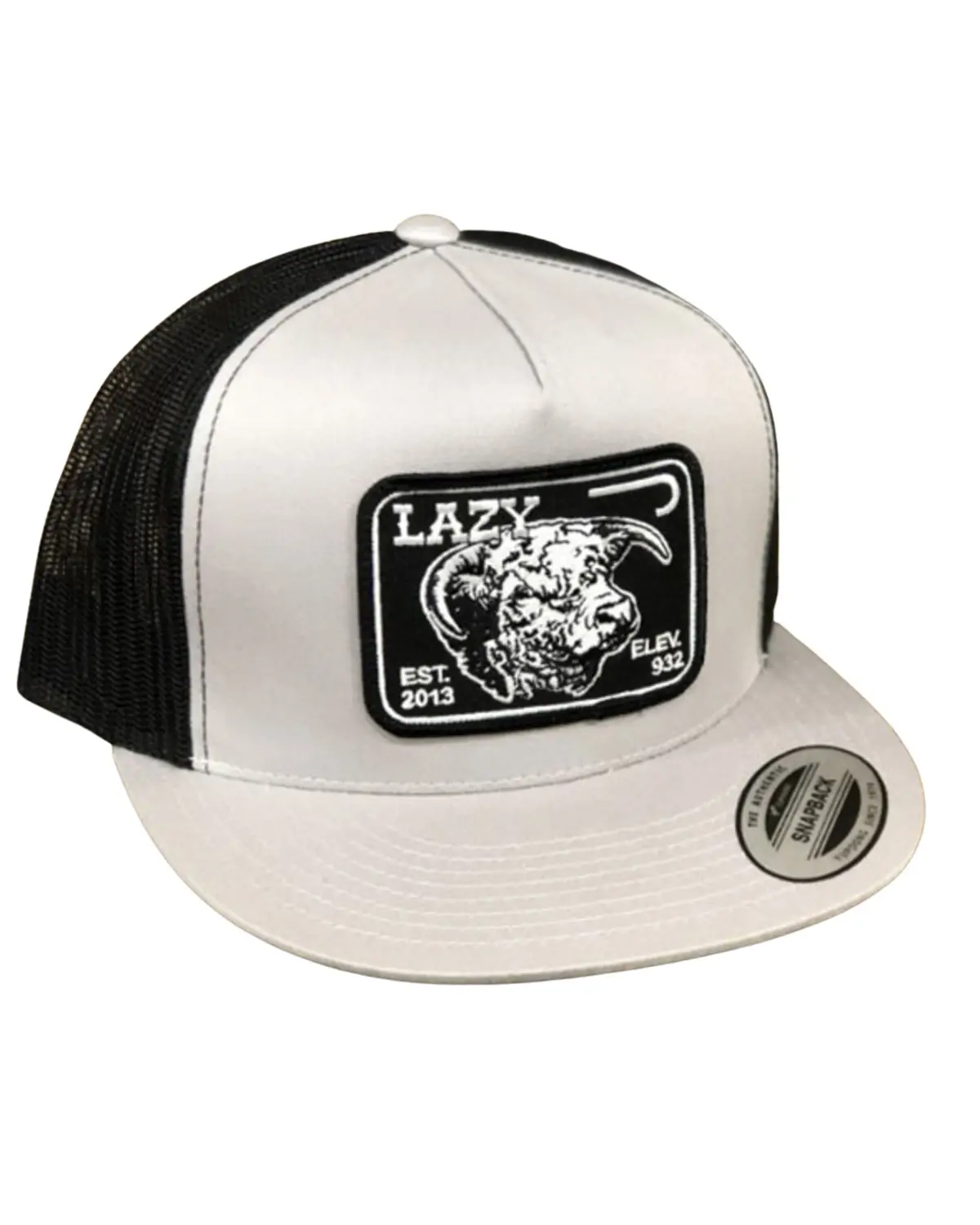 Lazy J Ranch Wear Men's Men'S Elevation Cowhead Ball Cap - Silblk4elev Lazy J Ranch Wear Men's Men'S Elevation Cowhead Ball Cap - Silblk4elev