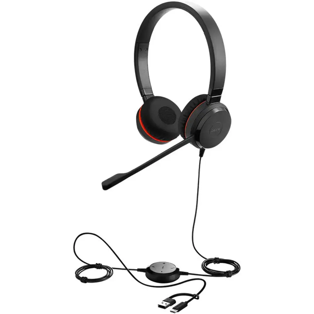 Jabra Evolve 20 SE Stereo USB-C/A Headset (Unified Communications)