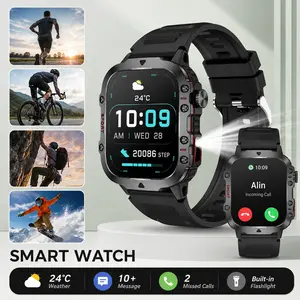 2026 New Smartwatch Unisex, Wireless Calling, Notifications, Sports Modes, Music Control, Alarm, LED Light, USB Charging, iOS & Android Compatible, Sports Smart Watches, Workout Watch, Multi Function Watch
