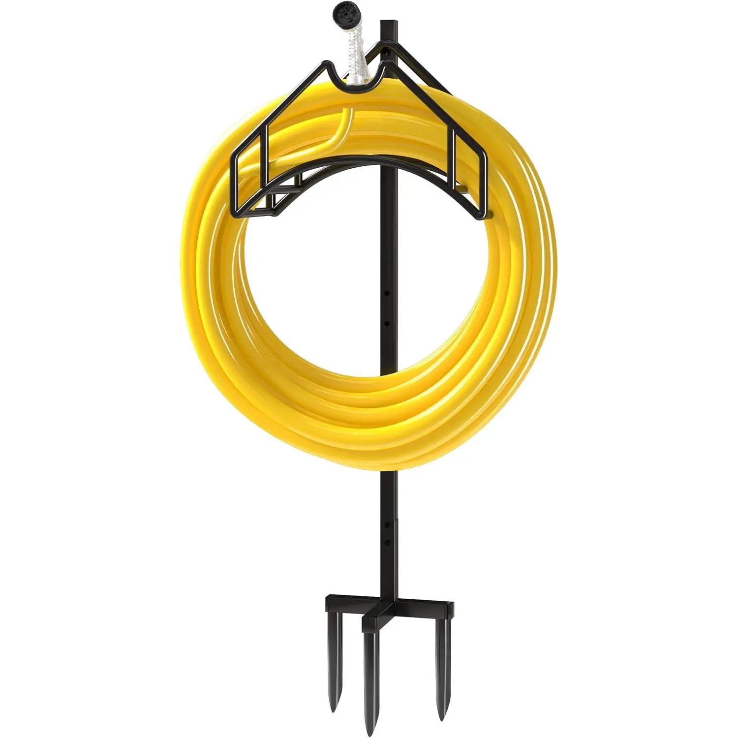 Utopia Home Freestanding Garden Hose Holder, Sturdy Rustproof Detachable Outdoor Water Pipe Organizer Stand for Courtyards, Lawns