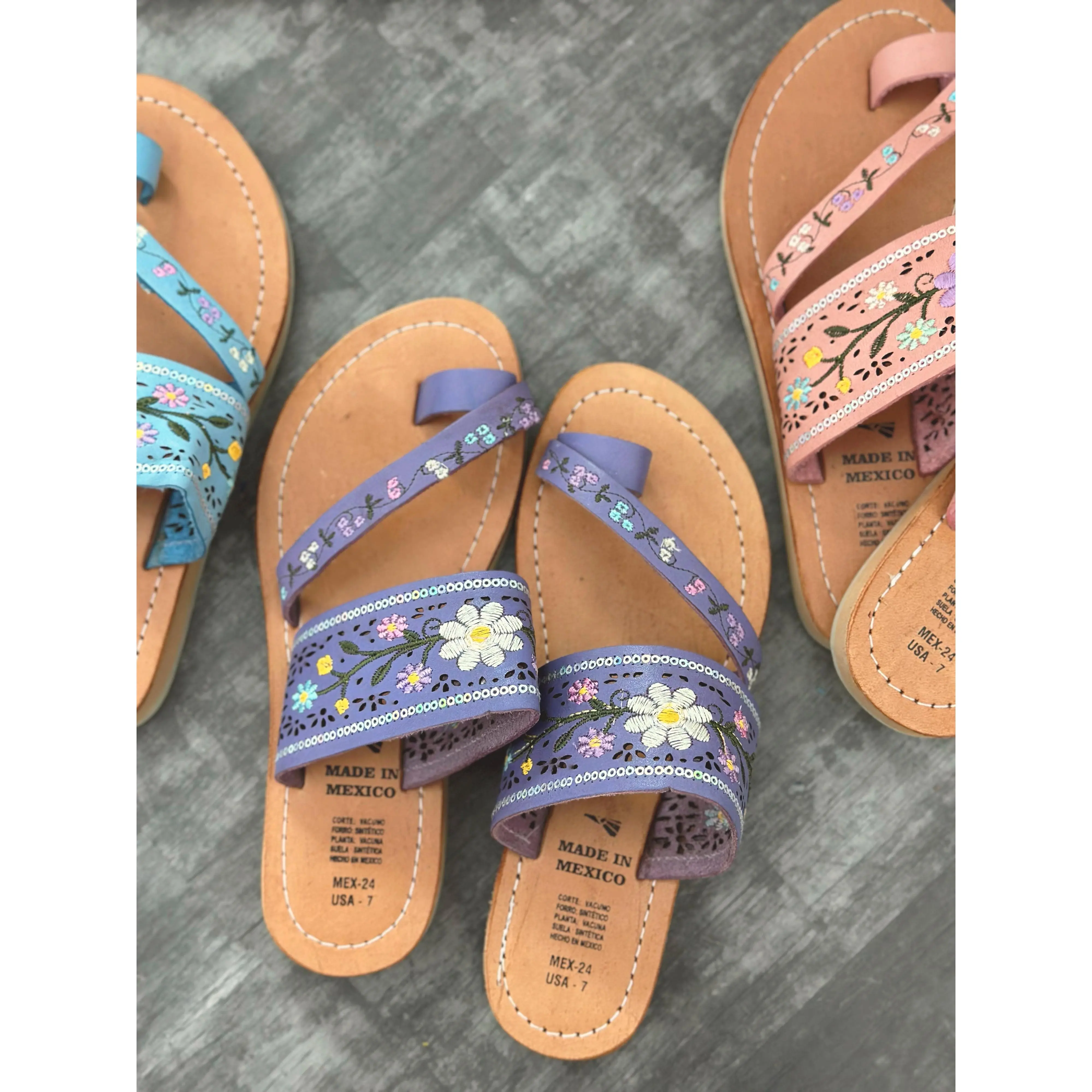 Iced Glitter Sandals Lilac