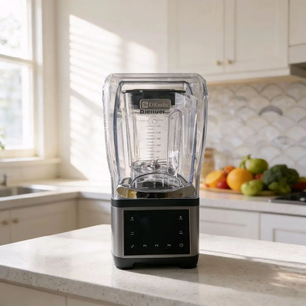 DEMIX COMMERCIAL SOUNDPROOF BLENDER with Touch Control Panel and Large Capacity for Efficient Mixing
