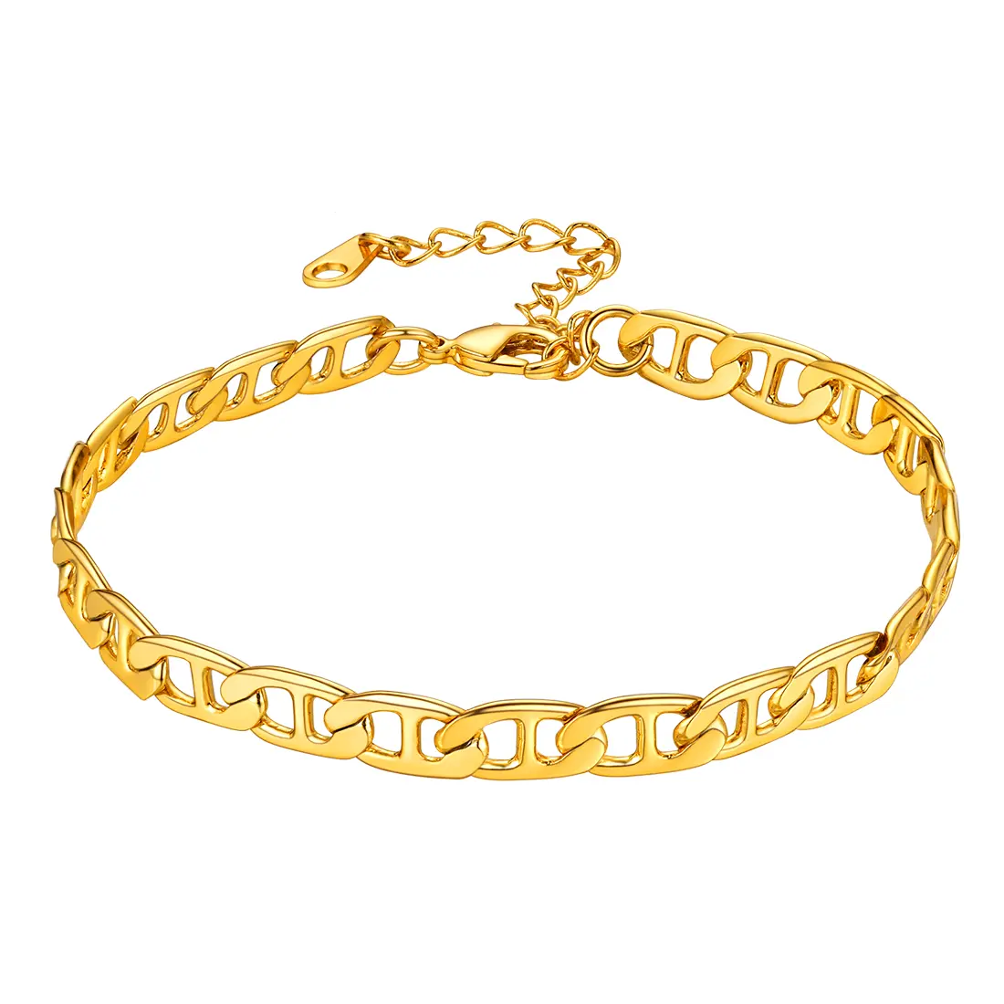 6MM-Stud-Link Chain-Golden