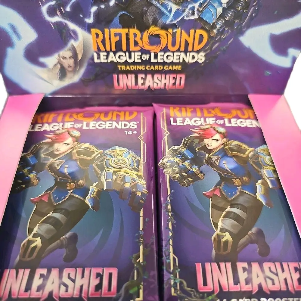 Riftbound League of Legends Unleashed TCG Booster, 1 Factory Sealed Booster Pack, Trading Card Series Collectible, Sealed Booster Pack
