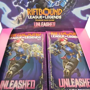Riftbound League of Legends Unleashed TCG Booster, 1 Factory Sealed Booster Pack, Trading Card Series Collectible, Sealed Booster Pack