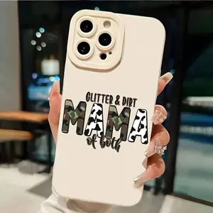 2026 New Mobile Phone Case with MAMA Personality Design Compatible with iPhone 17 15 14 13 12 11 Pro Max Plus Models Holiday Gift for Boyfriend Girlfriend Valentine Day Present