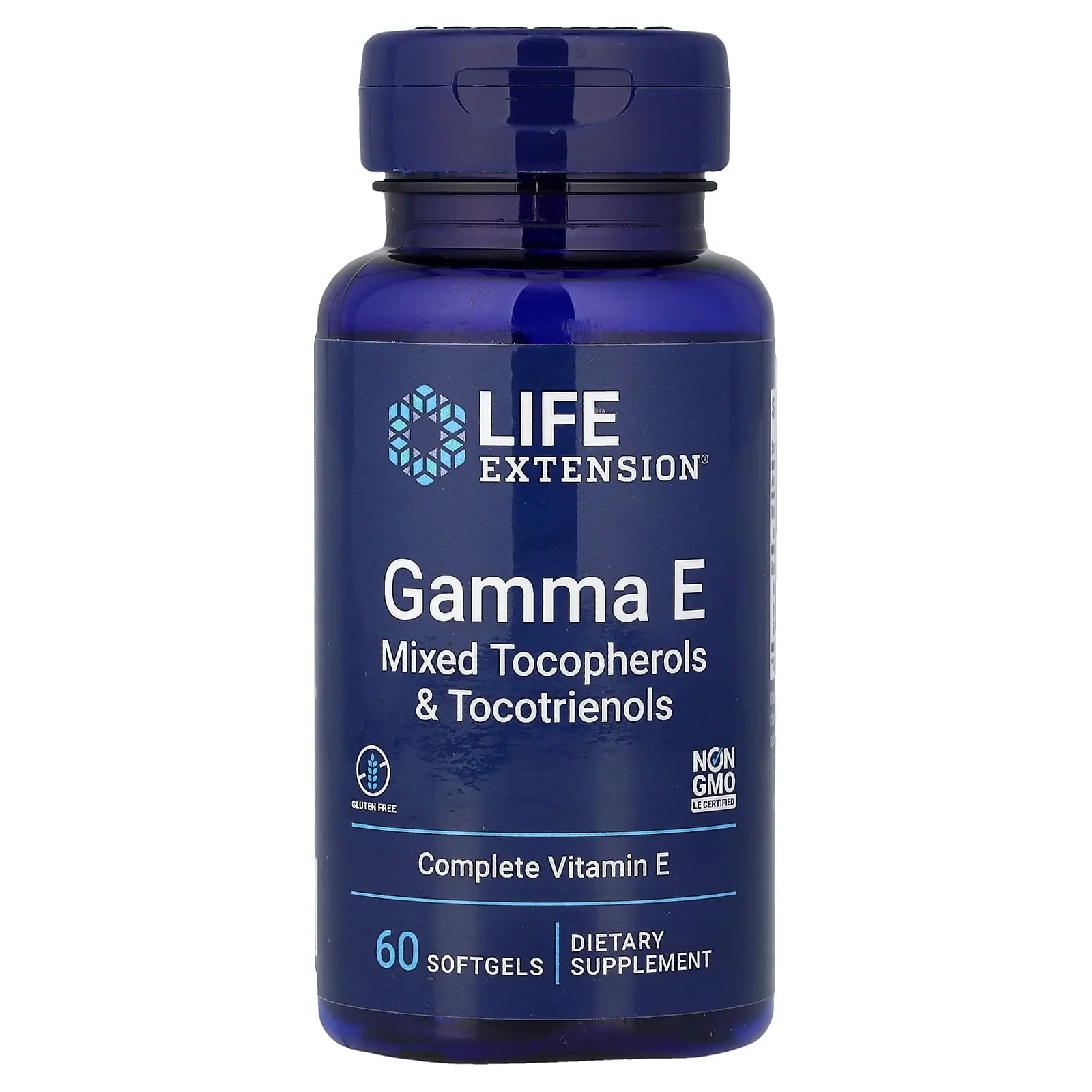 Life Extension Gamma E, Mixed Tocopherols & Tocotrienols, 60 Softgels
