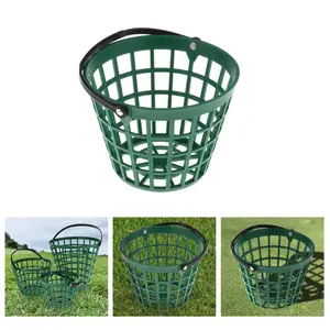 Range Basket, Golf Ball Tennis Balls, Egg Collection Carrying Buckets Golf Balls Storage Container with Carry Handle for Outdoor Indoor